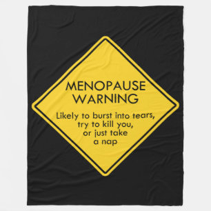 Couverture Polaire Avertissement de ménopause