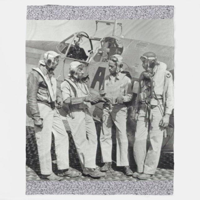 Couverture Polaire AVIATEURS de TUSKEGEE (les QUEUES de ROUGE) (Devant)