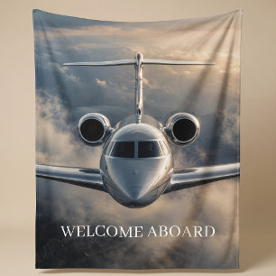 Couverture Polaire Avion à réaction privé exécutif