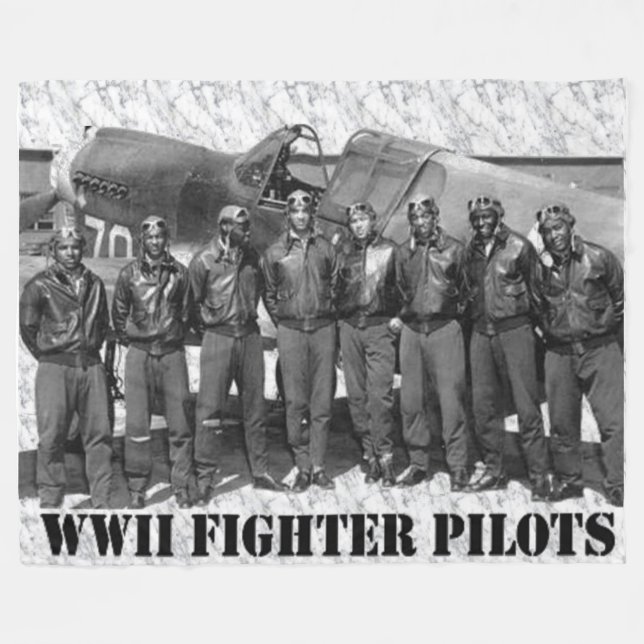 COUVERTURE POLAIRE AVIONS DE TUSKEGEE (LES TAILLES ROUGES) (Devant (Horizontal))