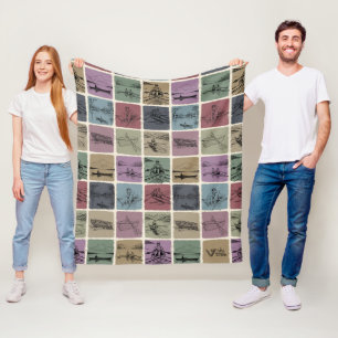 Couverture Polaire Aviron Lover Blanket Cadeau Cosy Throw for Rowers