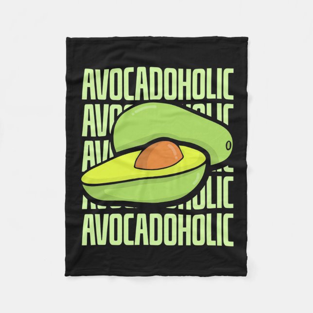 Couverture Polaire Avocado Fruit Food (Devant)
