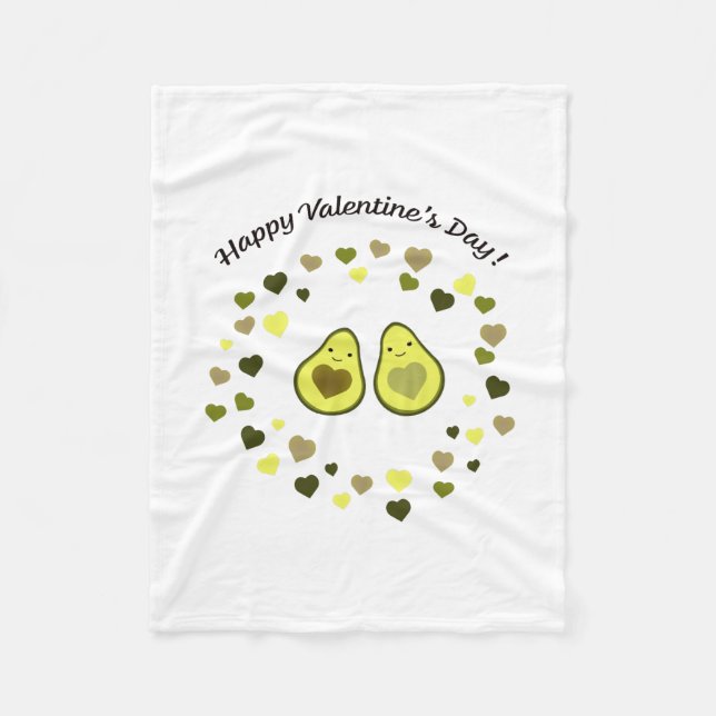 Couverture Polaire Avocado Valentine (Devant)
