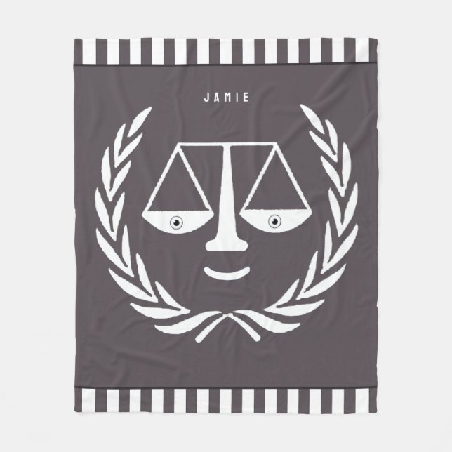Couverture Polaire Avocat Personnalisé Fleece Blanket (Devant)