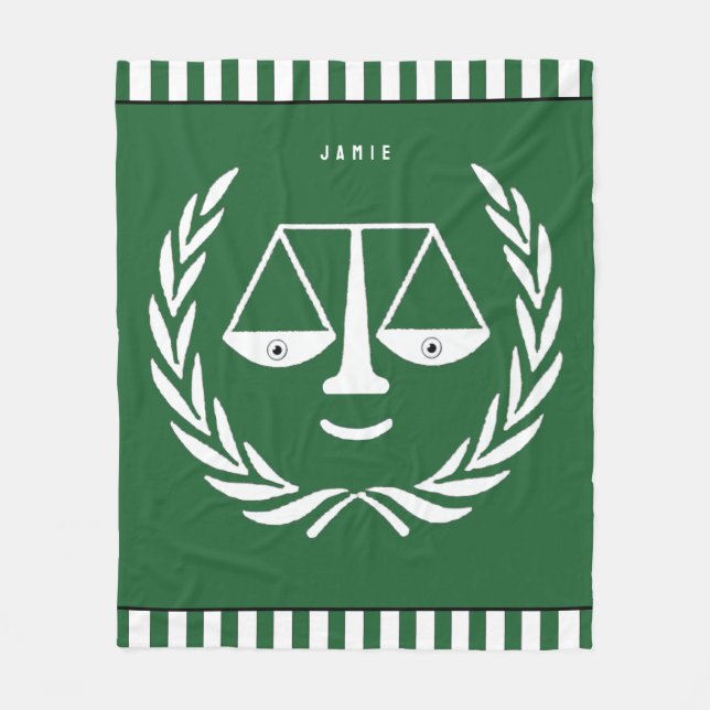 Couverture Polaire Avocat Personnalisé Fleece Blanket (Devant)