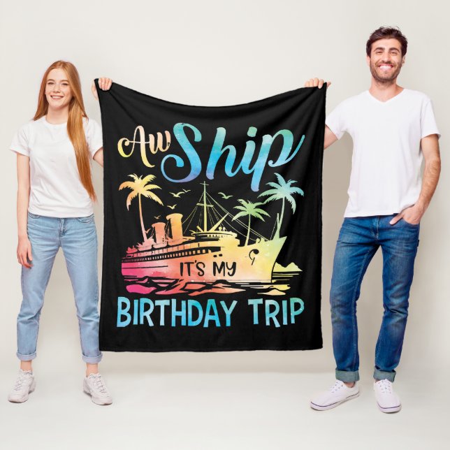 Couverture Polaire Aw Ship It's My Birthday Trip (En situation)