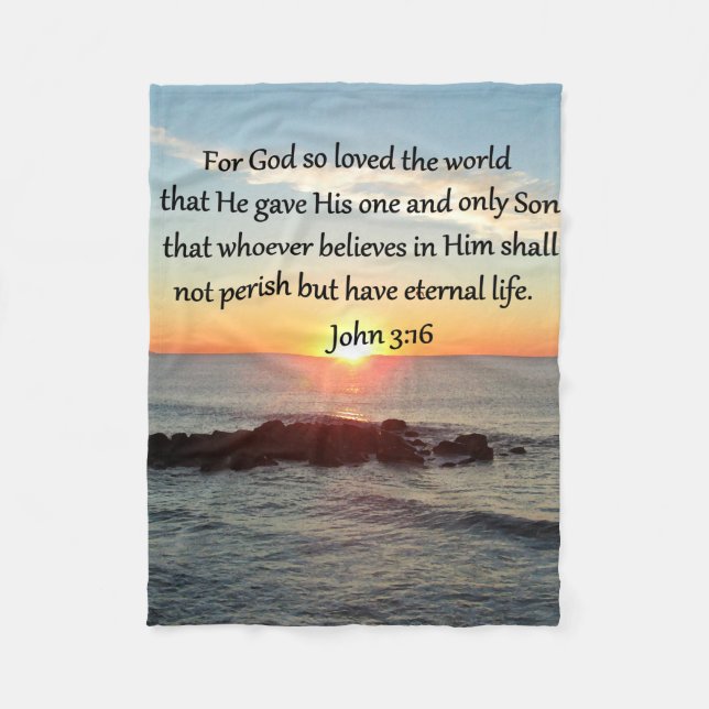 COUVERTURE POLAIRE AWE-INSPIRING JOHN 3:16 SCELER (Devant)