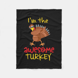 Couverture Polaire Awesome Turkey Matching Family Group Thanksgiving 