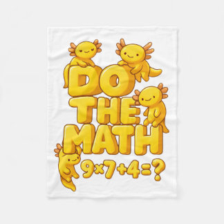 Couverture Polaire Axolotl Math Magic Blanket