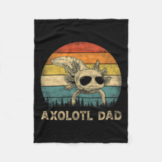Couverture Polaire Axolotl Papa Axolotl Aimants Papa Fête des pères