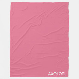 Couverture Polaire Axolotl pink color name