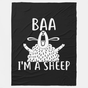 Couverture Polaire Baa Sheep Owner Present