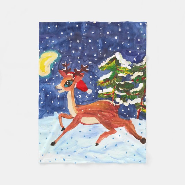 Couverture Polaire Baby Deer (Devant)