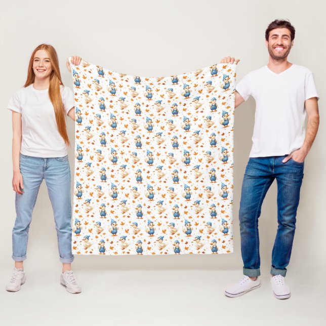 Couverture Polaire Baby Duck I baby shower (En situation)