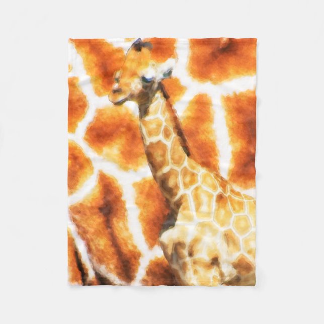 Couverture Polaire Baby Giraffe (Devant)