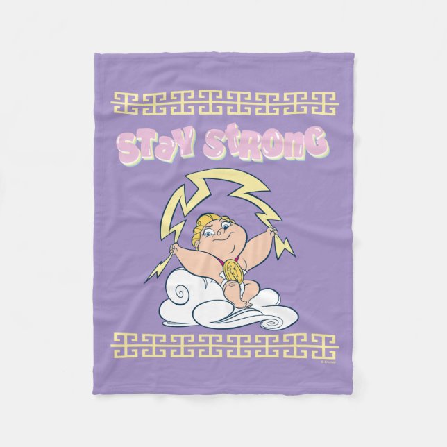 Couverture Polaire Baby Hercules - Stay Strong Fleece Blanket (Devant)