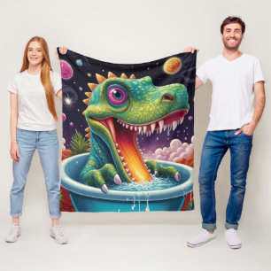 Couverture Polaire Baby shower Dino-Mite