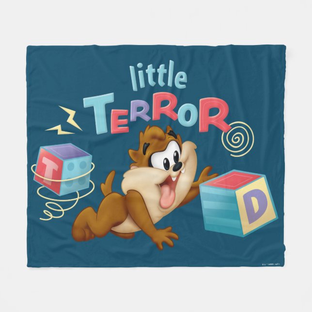 Couverture Polaire Baby Taz | Little Terror (Devant (Horizontal))