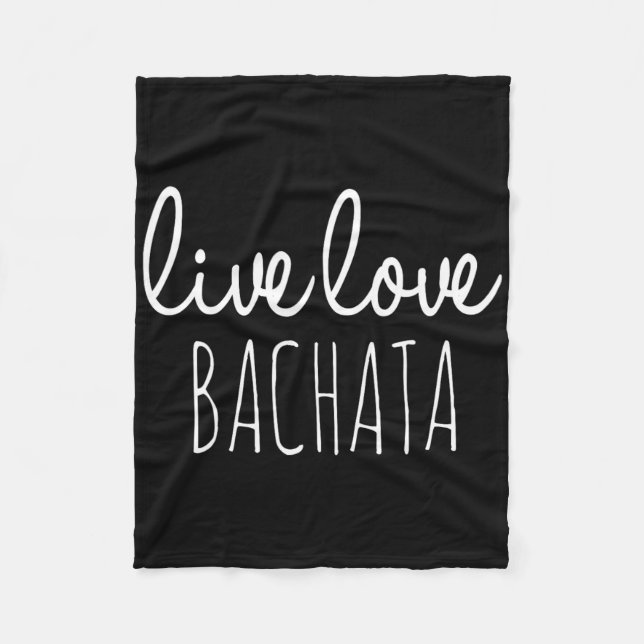 Couverture Polaire Bachata Dancing (Devant)