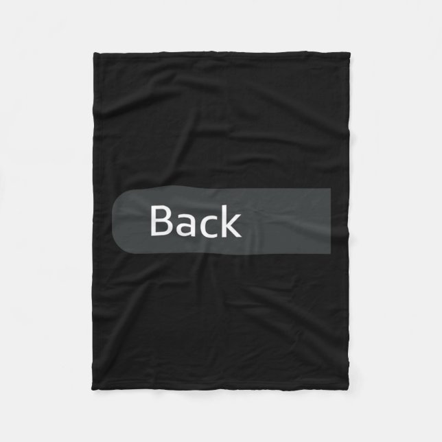 Couverture Polaire Back Print Only - Lipstick Kisses For Boyfriend Le (Devant)