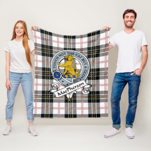 Couverture Polaire Badge de clan MacPherson Tartan Plaid