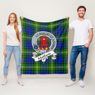 Couverture Polaire Badge De Clan MaiTland Tartan Plaid
