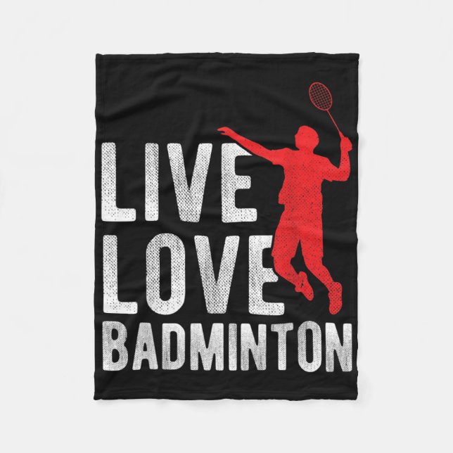 Couverture Polaire Badminton  (Devant)