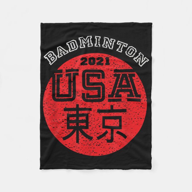 Couverture Polaire Badminton 2021 États-Unis  (Devant)