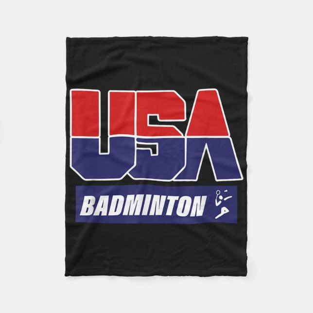 Couverture Polaire Badminton 2021 Usa  (Devant)