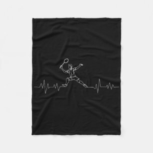 Couverture Polaire Badminton Battement de coeur Navette Garçons Enfan