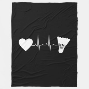 Couverture Polaire Badminton - Battledore Battement de coeur