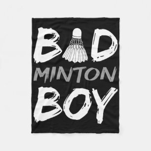 Couverture Polaire Badminton Boy - Love Badminton Bad Minton Boy Men