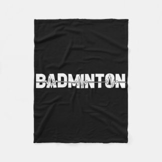 Couverture Polaire Badminton en volant - Joueur de raquette de terrai
