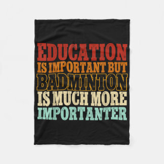 Couverture Polaire Badminton Est Une Navette Beaucoup Plus Importante