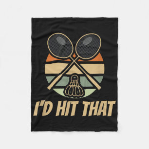 Couverture Polaire Badminton Id Hit That Retro