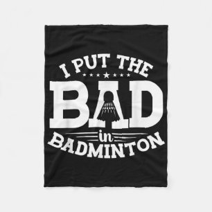 Couverture Polaire Badminton, je mets le mauvais dans Badminton, drôl
