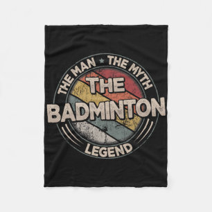Couverture Polaire Badminton Legends Retro Shuttle Hommes's Badminto