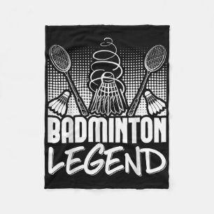 Couverture Polaire Badminton Living Legend Player Sport Shuttle