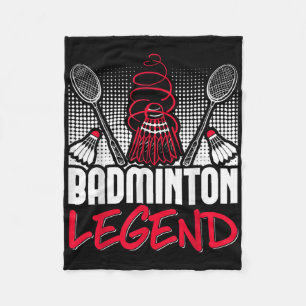 Couverture Polaire Badminton Living Legend Player Sport Shuttle