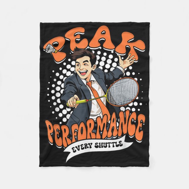 Couverture Polaire Badminton Peak Performance Every Shuttle  (Devant)