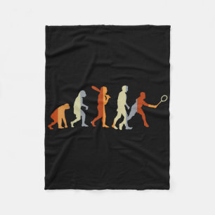 Couverture Polaire Badminton Player Évolution des cadeaux sportifs Ba
