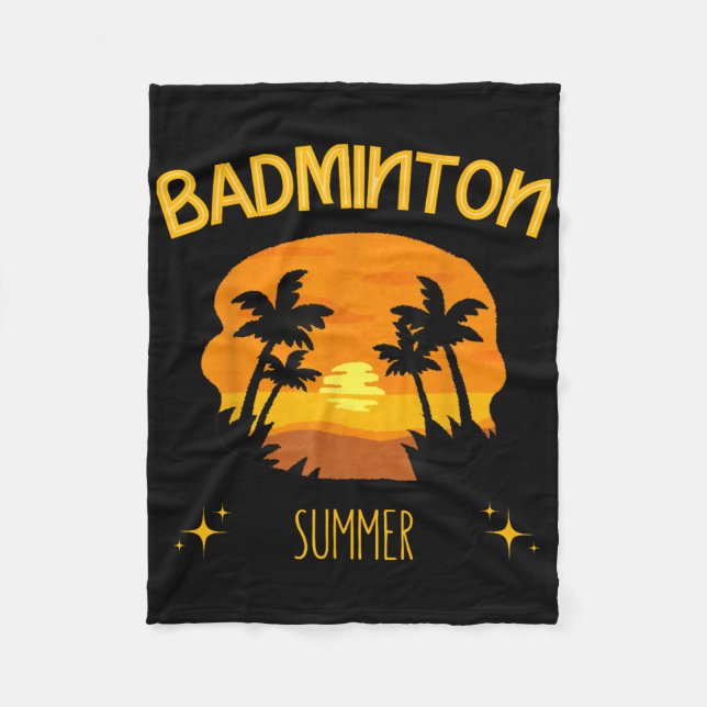 Couverture Polaire Badminton Summer Racket Shutt Outdoor Game (Devant)
