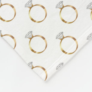 Couverture Polaire Bague de luxe diamant or mariée bijoux mariage