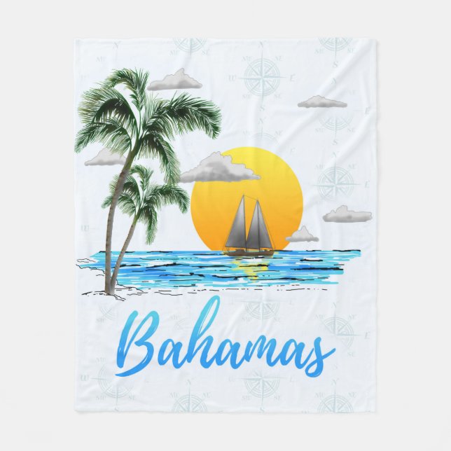 Couverture Polaire Bahamas Caraïbes (Devant)