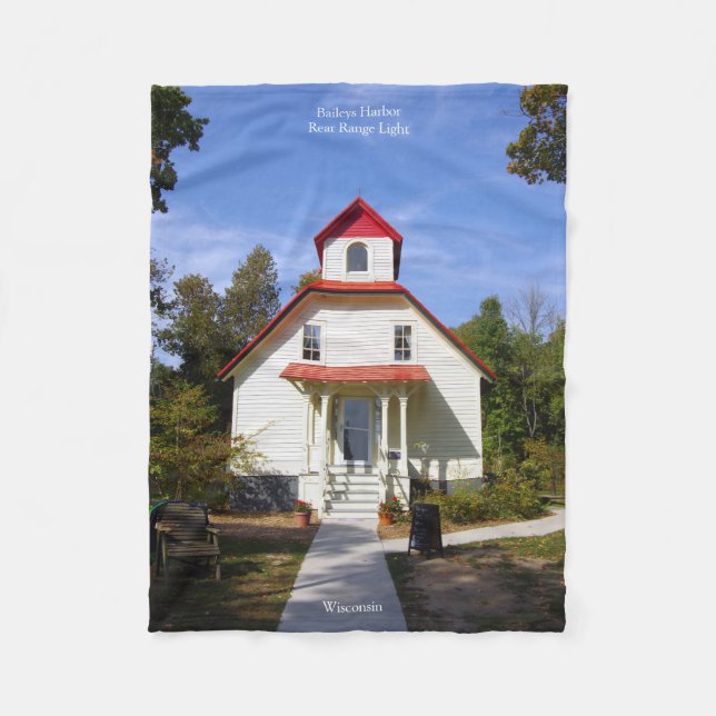 Couverture polaire Baileys Harbor Rear Range Light (Devant)