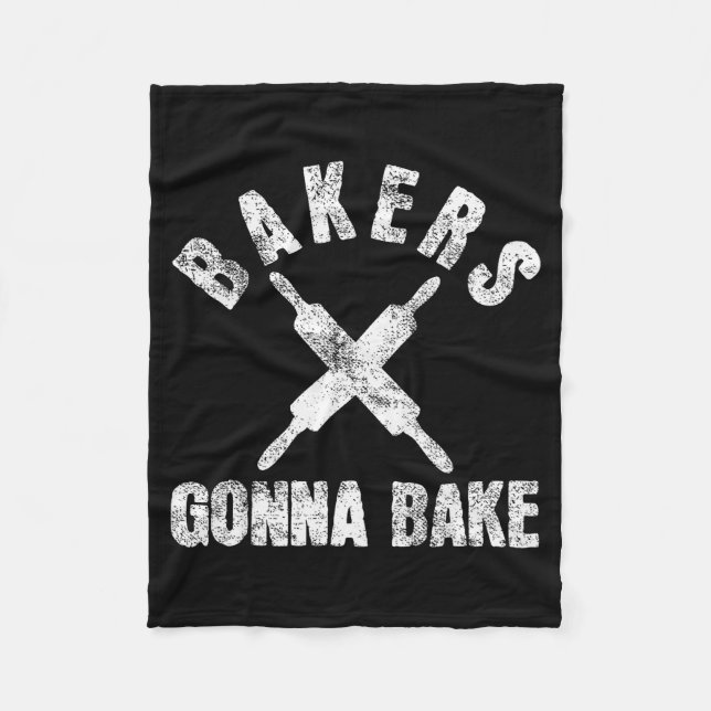 Couverture Polaire Baking Baker Bakery  (Devant)
