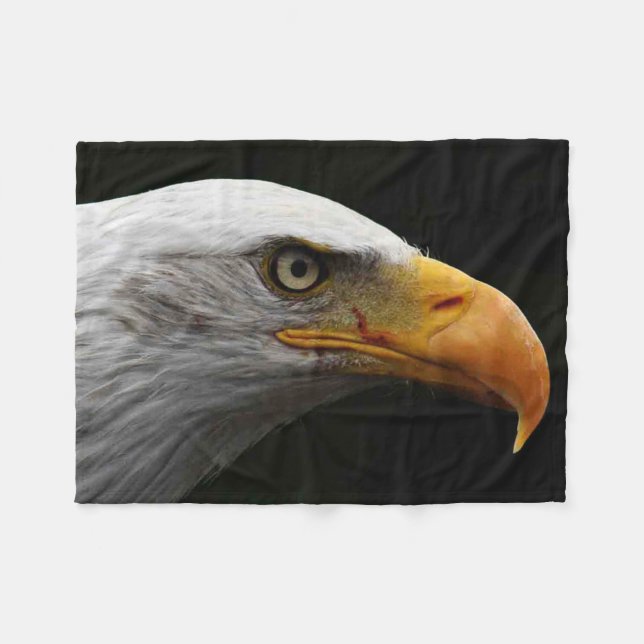 Couverture Polaire Bald Eagle fbcnm (Devant (Horizontal))