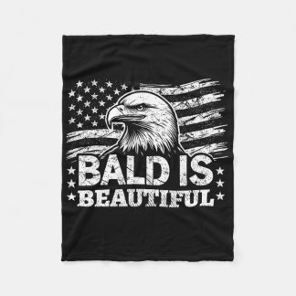 Couverture Polaire Bald est magnifique - 4 juillet fête de l'indépend