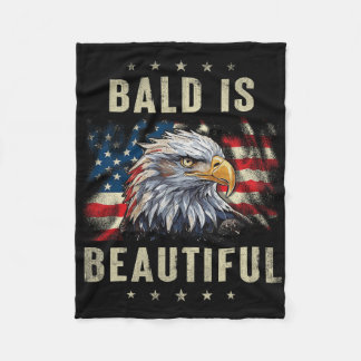 Couverture Polaire Bald est magnifique 4 juillet fête de l'Indépendan