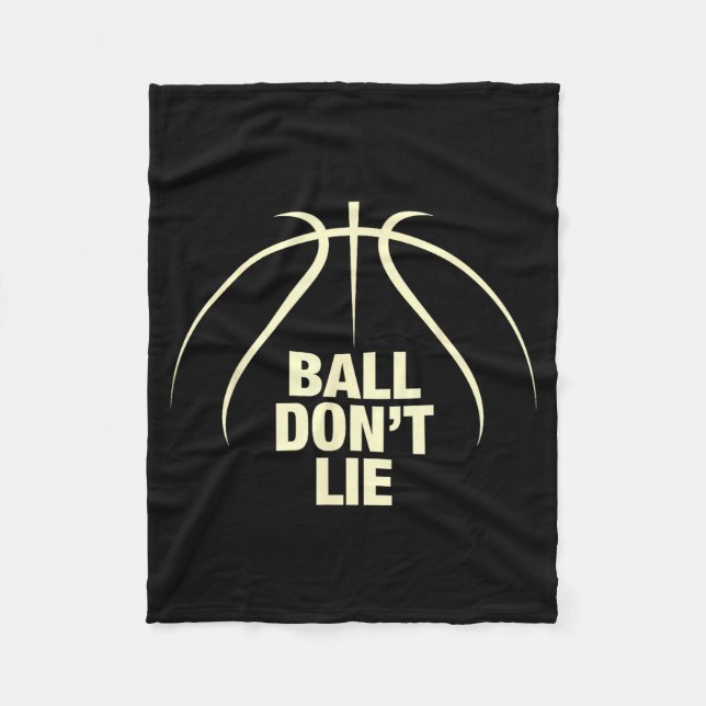 Couverture Polaire Ball Don't Lie Basketball  (Devant)